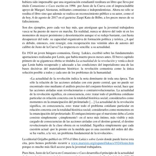Texto de Iñaki Gil de San Vicente